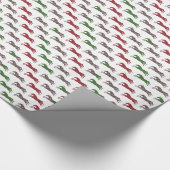 クリスマス馬好き ラッピングペーパー (角)