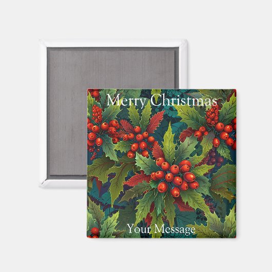 クリスマス魅力的をテーマにした冷蔵庫用マグネット マグネット (正面/裏面)