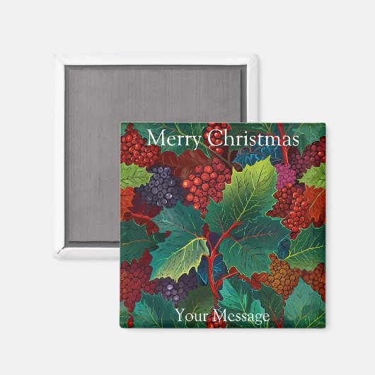 クリスマス魅力的をテーマにした冷蔵庫用マグネット マグネット (正面/裏面)