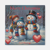 クリスマス魅力的をテーマにした冷蔵庫用マグネット マグネット (正面)