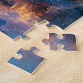 クリスマス魅力的デーの海辺コテージ ジグソーパズル (側面)