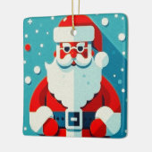 クリスマス魅力的 セラミックオーナメント (左)