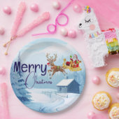 クリスマス魅力的 ペーパープレート (パーティー)
