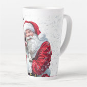 クリスマス魔法は犬のおしっこ&サンタ カフェラテマグ (右アングル)