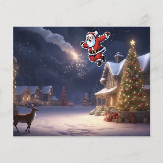 クリスマス魔法は空気と新年のサンタにある チラシ (正面)