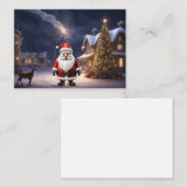 クリスマス魔法は空気と新年のサンタにある 名刺 (正面/裏面)