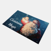 クリスマス魔法カスタムの形式 ドアマット (アングル)