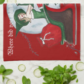クリスマス魔法キッチンタオル キッチンタオル (折り畳み)