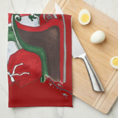 クリスマス魔法キッチンタオル キッチンタオル (四つ折り)