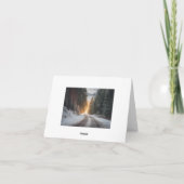 クリスマス魔法クリスマスカードへの道 シーズンカード (裏面)