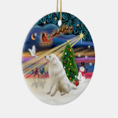 クリスマス魔法クヴァス セラミックオーナメント (右)