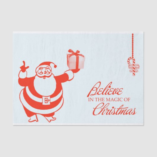 クリスマス魔法サンタ 薄葉紙 (正面)