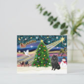 クリスマス魔法スキペルケ シーズンポストカード (スタンド正面)