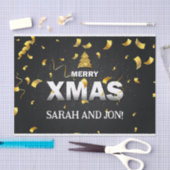 クリスマス魔法ティッシュペーパー 薄葉紙 (クラフト)