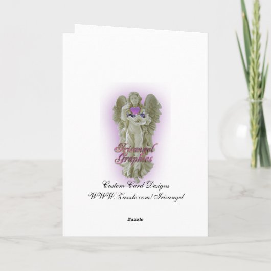 クリスマス魔法トナカイのグリーティングカード シーズンカード (裏面)