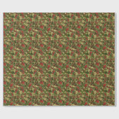 クリスマス魔法フローラ ラッピングペーパー (フラット)