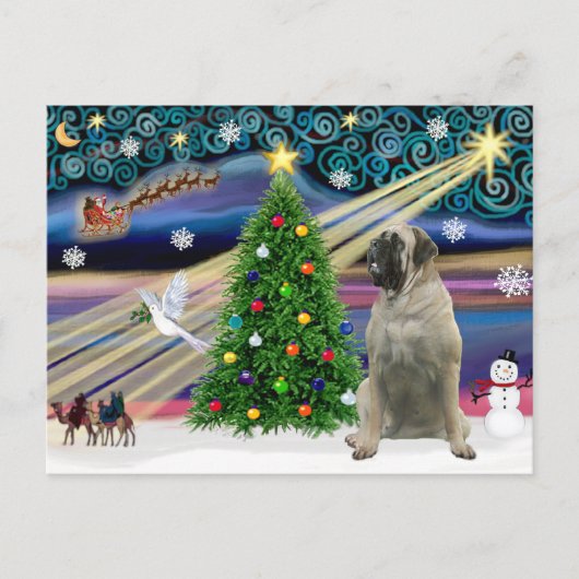 クリスマス魔法ブルマスチフ#11 シーズンポストカード (正面)