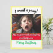 クリスマス魔法ポニーが欲しい! シーズンカード (スタンド正面)