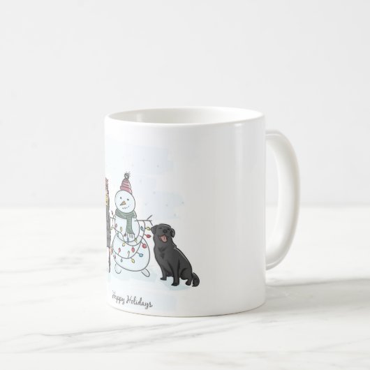 クリスマス魔法マグ コーヒーマグカップ (正面右)