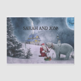 クリスマス魔法ヴィンテージティッシュペーパー 薄葉紙