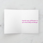 クリスマス魔法自閉症の慈善団体カード シーズンカード (内部)