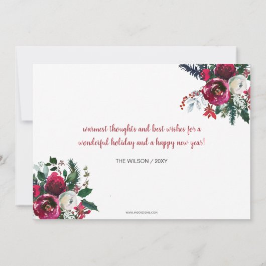 クリスマス魔法鍵ウェーブムーヴェホリデーカード (裏面)