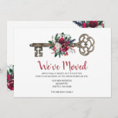 クリスマス魔法鍵ウェーブムーヴェホリデーカード (正面/裏面)