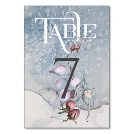 クリスマス魔法/ウェディングレセプションテーブル#7 テーブルナンバー