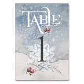 クリスマス魔法/ウェディングレセプション テーブルナンバー (裏面)