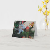 クリスマス魔法 カード (黄色い花)