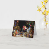 クリスマス魔法 カード (黄色い花)