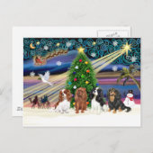 クリスマス魔法/キャリバリーキングチャールズ(4) シーズンポストカード (正面/裏面)