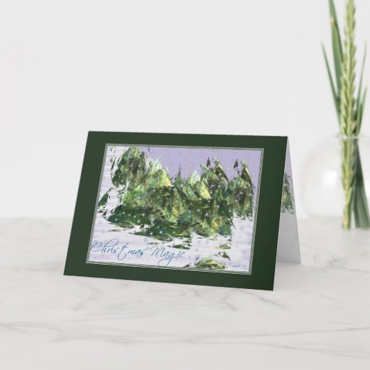 クリスマス魔法 シーズンカード (正面)