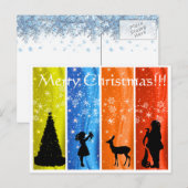 クリスマス魔法 シーズンポストカード (正面/裏面)