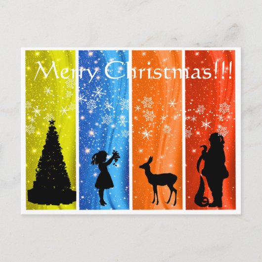 クリスマス魔法 シーズンポストカード (正面)