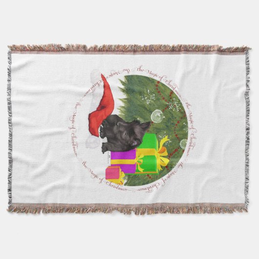 クリスマス魔法 スローブランケット (正面)