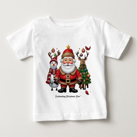 「クリスマス魔法」 ベビーTシャツ (正面)