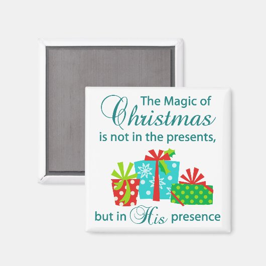 クリスマス魔法 マグネット (正面/裏面)