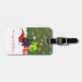クリスマス魔法 ラゲッジタグ (正面横)