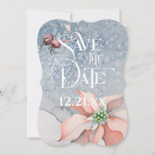 クリスマス魔法/結婚ポインセチアのアイテム – Save the Date セーブザデート