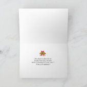 クリスマス魔法- 2英語ブルドッグ シーズンカード (内部)