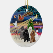 クリスマス魔法- FOUR TOY セラミックオーナメント (右)