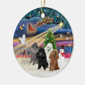 クリスマス魔法- FOUR TOY セラミックオーナメント (左)