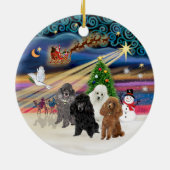 クリスマス魔法- FOUR TOY セラミックオーナメント (裏面)