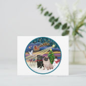 クリスマス魔法(R) - 2つのプラグ(F + B) シーズンポストカード (スタンド正面)