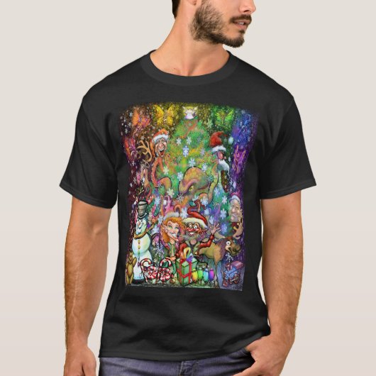 クリスマス魔法 Tシャツ (正面)