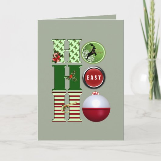 クリスマス魚釣り シーズンカード (正面)