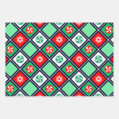 クリスマス魚釣り ラッピングペーパーシート (正面2)