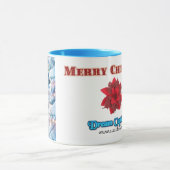 クリスマス鳩： マグカップ (中央)