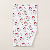 クリスマス鶏バスタオオルセット、鶏 バスタオルセット (ハンドタオル)